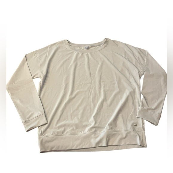 GAP Tops - GAP Fit Gray Long Sleeve Loose Fit Pullover Lightweight Top Shirt Size S EUC